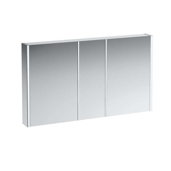 Laufen Frame 25 mirror cabinet, vertical lighting, stop outside/right, 750x1300
