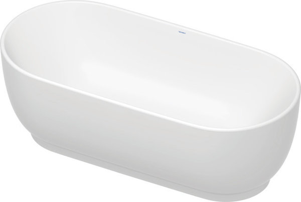 Duravit Luv free-standing bathtub 180x85cm, seamless panelling, two sloping backs, incl. drain set, 700434