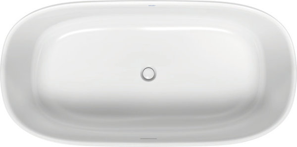 Duravit Zencha bathtub freestanding, oval, 1800x900mm, white mat, 7004630000000