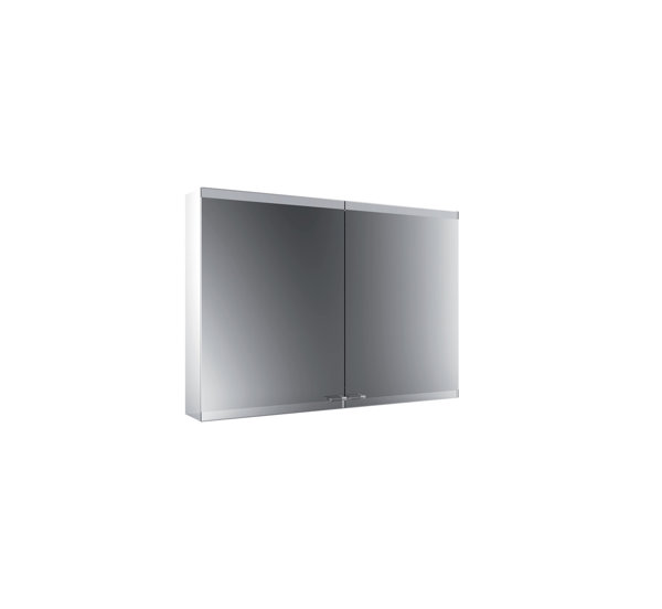 Emco asis evo Light mirror cabinet, surface mounted model, 2 doors, 1000 mm