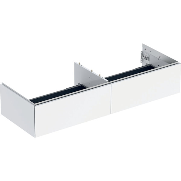Geberit ONE vanity unit for washbasin, 2 drawers, 133,2x26,6x47cm, 505.076.00.