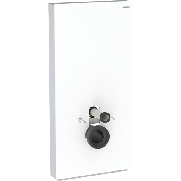 Geberit Monolith PLUS sanitary module for wall-hung WC, 101cm, water connection on side, with connection pipe