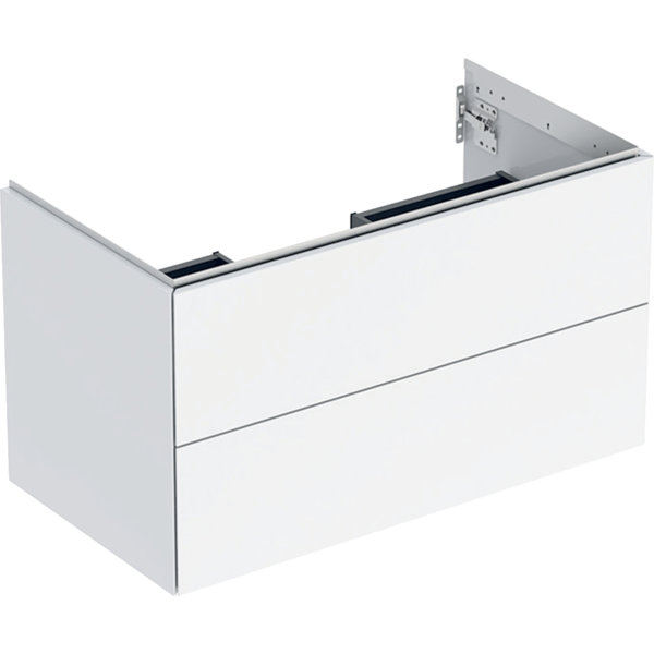 Geberit ONE vanity unit for washbasin, 2 drawers, 88,8x50,4x47cm, 505.263.00.