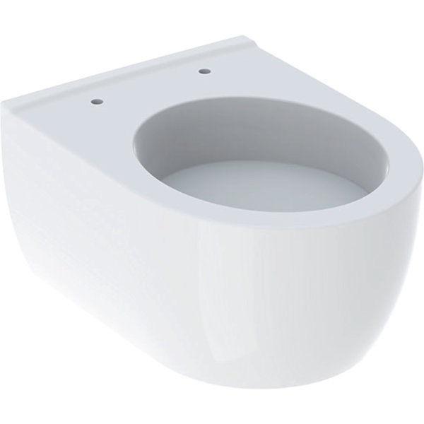 Geberit iCon washdown WC, reduced projection, 6l, wall hung, white 204030, closed form