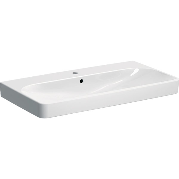 Geberit Smyle Square washbasin 500251, 90x48cm, with tap hole and overflow