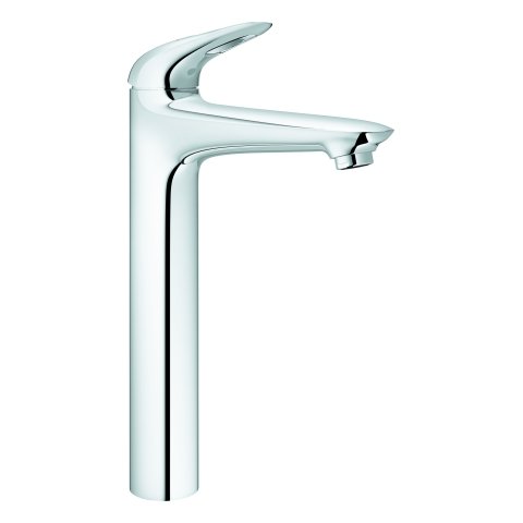 Grohe Eurostyle single lever basin mixer, XL-size without waste, open lever handle