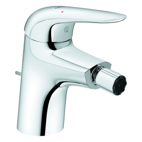 Grohe Eurostyle Cosmopolitan one-hand bidet mixer, closed lever handle