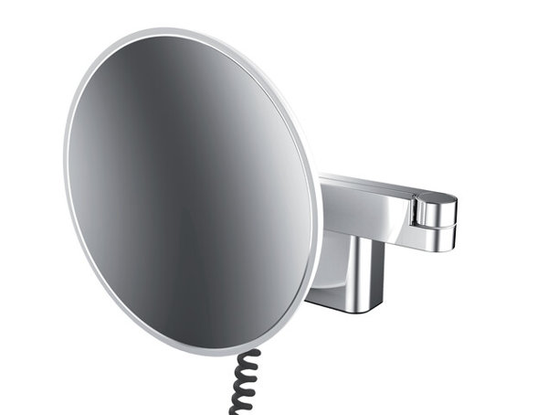 Miroir 3 Faces LED 360° - Pliable, Angle Mort, Pour Rasage Et Maquillage, Noir