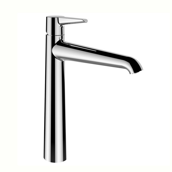 Laufen PURE single lever basin mixer, Eco+, fixed spout, 190 mm projection, without waste valve, HF901714