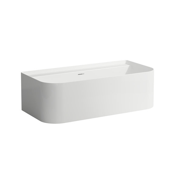 Laufen Sonar bathtub, pre-wall version, 1600x815x535mm, 2 back slides, white, H2203470000