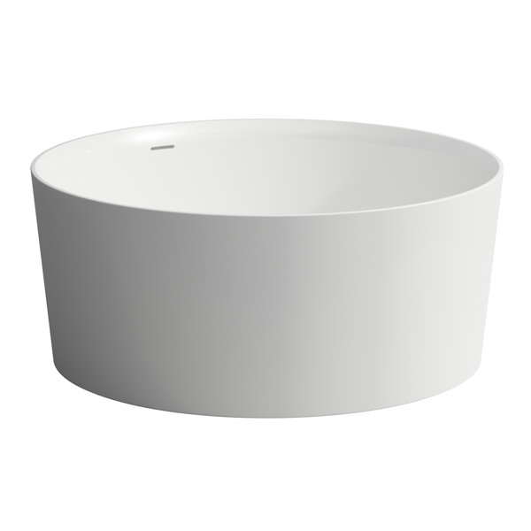 Laufen VAL Bath tub, 1300x1300x505, free-standing, round, integrated overflow channel