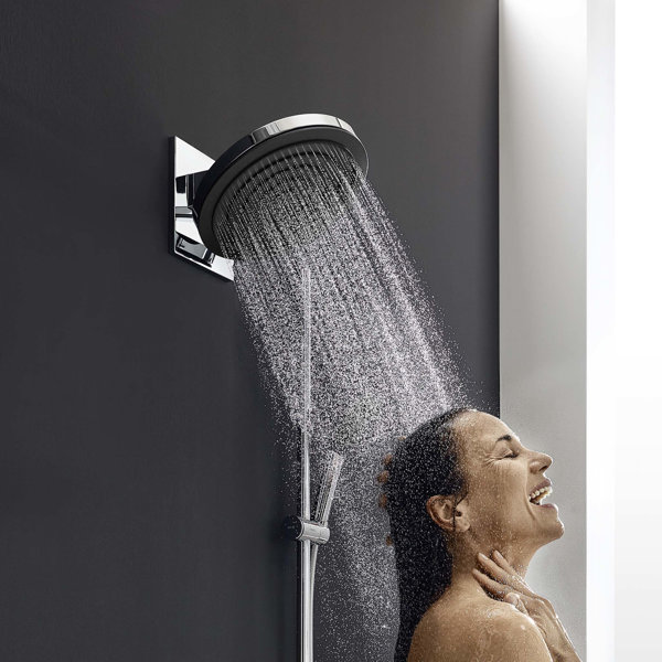 Hansgrohe Pulsify S overhead shower 260 2 spray types with wall connection, 24150
