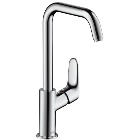 Hansgrohe Focus Single lever washbasin mixer 240 with 120 degree swivel spout without drawbar DN 15