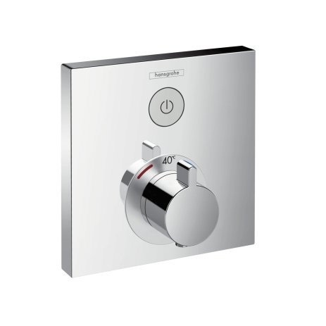 Hansgrohe ShowerSelect Thermostat, flush-mounted, 1 consumer, 15762000, chrome