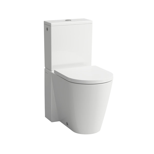 Laufen Kartell pedestal toilet for cistern, deep bowl, without bowl rim, 370x660x430mm, H824337