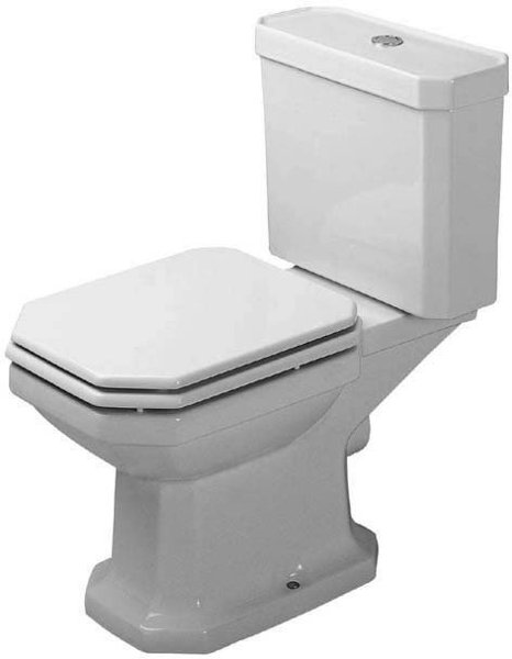 Duravit 1930 Stand WC combination, horizontal outlet, white