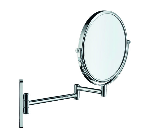 Duravit D-Code Cosmetic mirror round, chrome