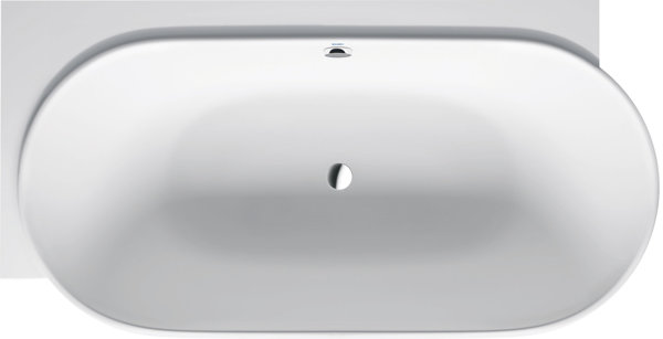 Duravit Luv bathtub corner left 185x95cm, seamless panelling, two back slopes, 700431