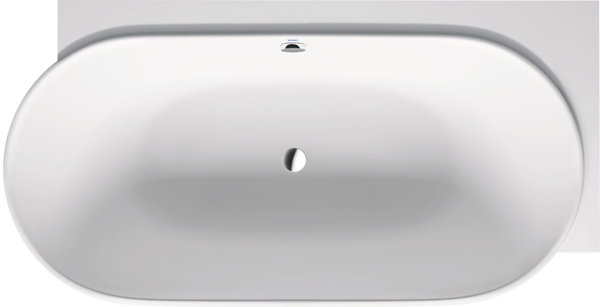 Duravit Luv bathtub corner right 185x95cm, seamless panelling, two back slopes, 700432
