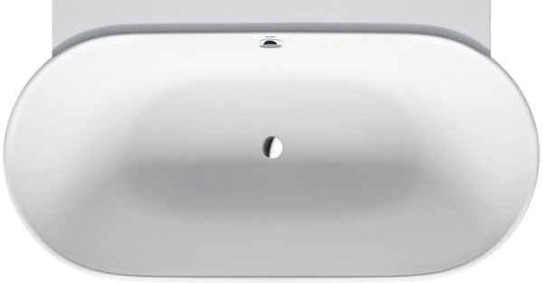 Duravit Luv bathtub pre-wall version 180x95cm, seamless panelling, two back slopes, 700433