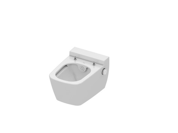 TECEone WC ceramics, flush-less, with shower function, white