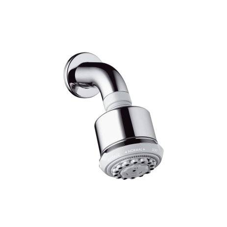 Hansgrohe Clubmaster 3jet shower head with EcoSmart shower arm 9 l/min, chrome