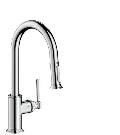 Hansgrohe AXOR Montreux DN 15 single lever kitchen mixer 180 with pull-out shower
