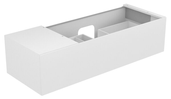 Keuco Edition 11 Vanity unit 31164, 1 pot-and-pan drawer, with LED interior lighting, 1400 x 350 x 535 mm