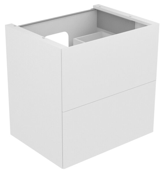 Keuco Edition 11 Vanity unit 31342, 2 pot-and-pan drawers, with LED interior lighting, 700 x 700 x 535 mm