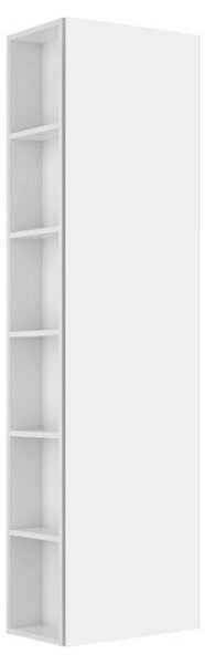 Keuco X-Line Tall cabinet 33131, door hinge right, side shelf, 480 x 1750 x 300mm