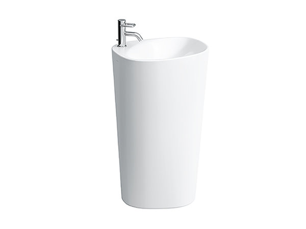 Laufen Palomba Wash basin, free-standing, without tap hole, without overflow, 520x395x900